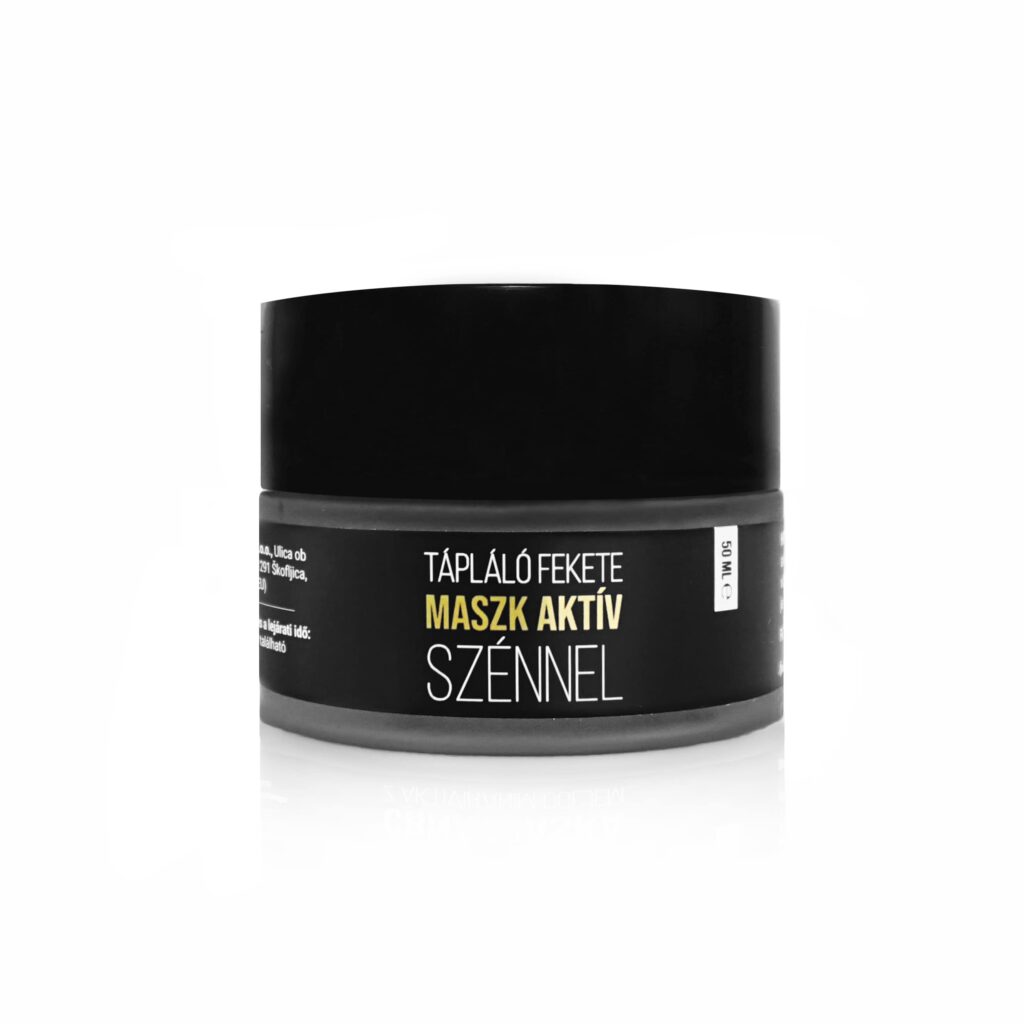 FEKETE MASZK AKTÍV SZÉNNEL
