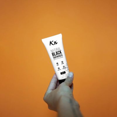 Természetes fekete fogkrém aktív szénnel (50 ml)